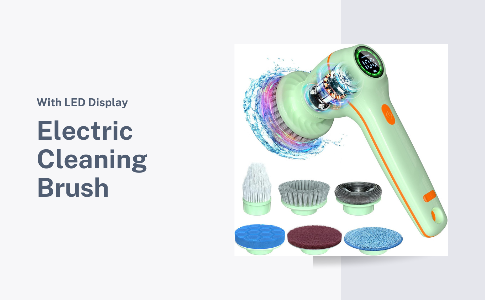 Read more about the article Electric Cleaning Brush with LED Display