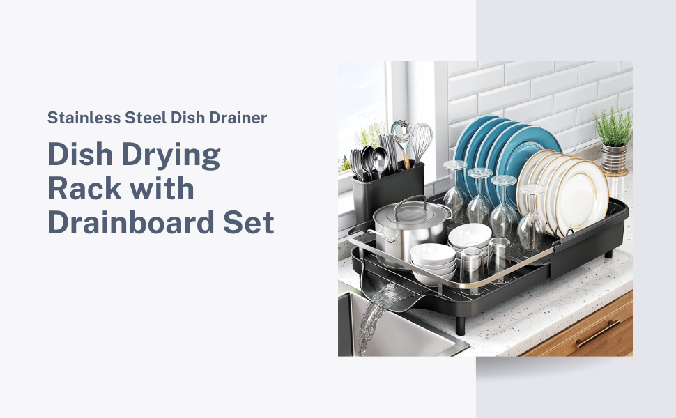 Read more about the article Dish Drying Rack with Drainboard